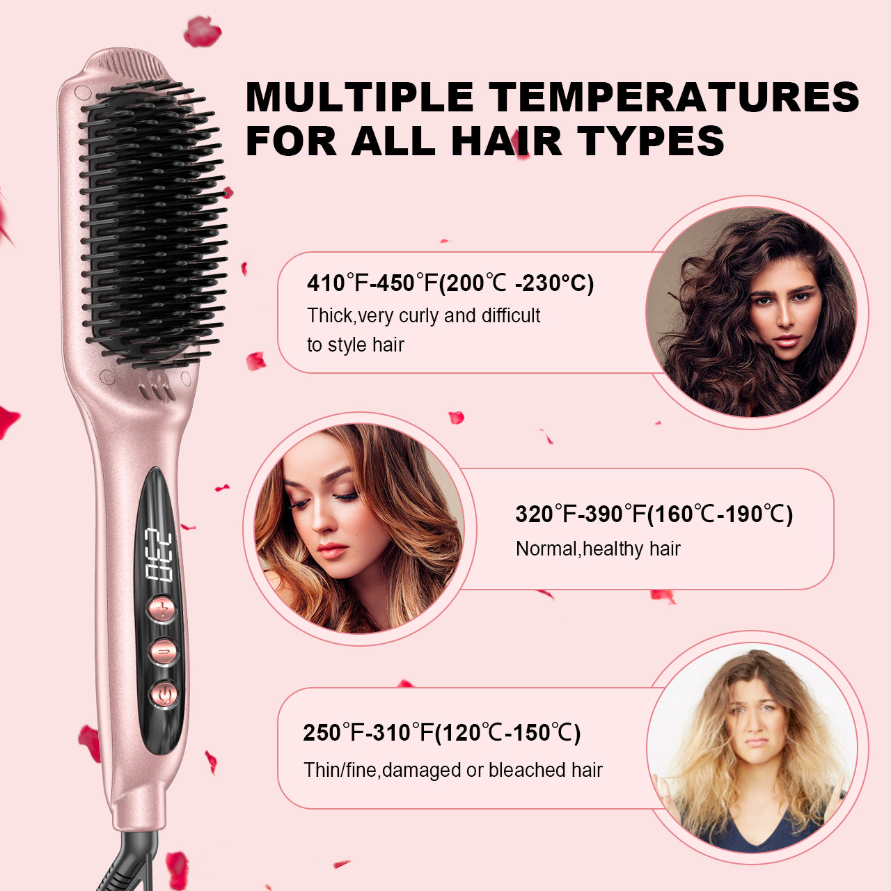 Straight Hair Comb Portable Styling Tool for Smooth Daily Hair Care