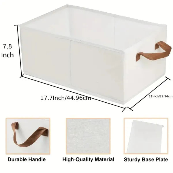 Portable Foldable Clothes Storage Box with Clear Window