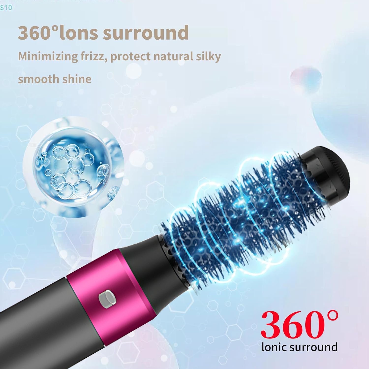 5 in 1 Hair Dryer Brush Kit Blow Dryer Straightener Curler