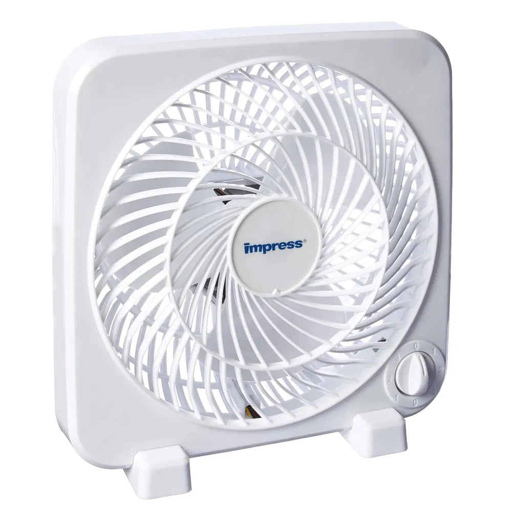 Box Fan with 3 Speed Settings for Cooling