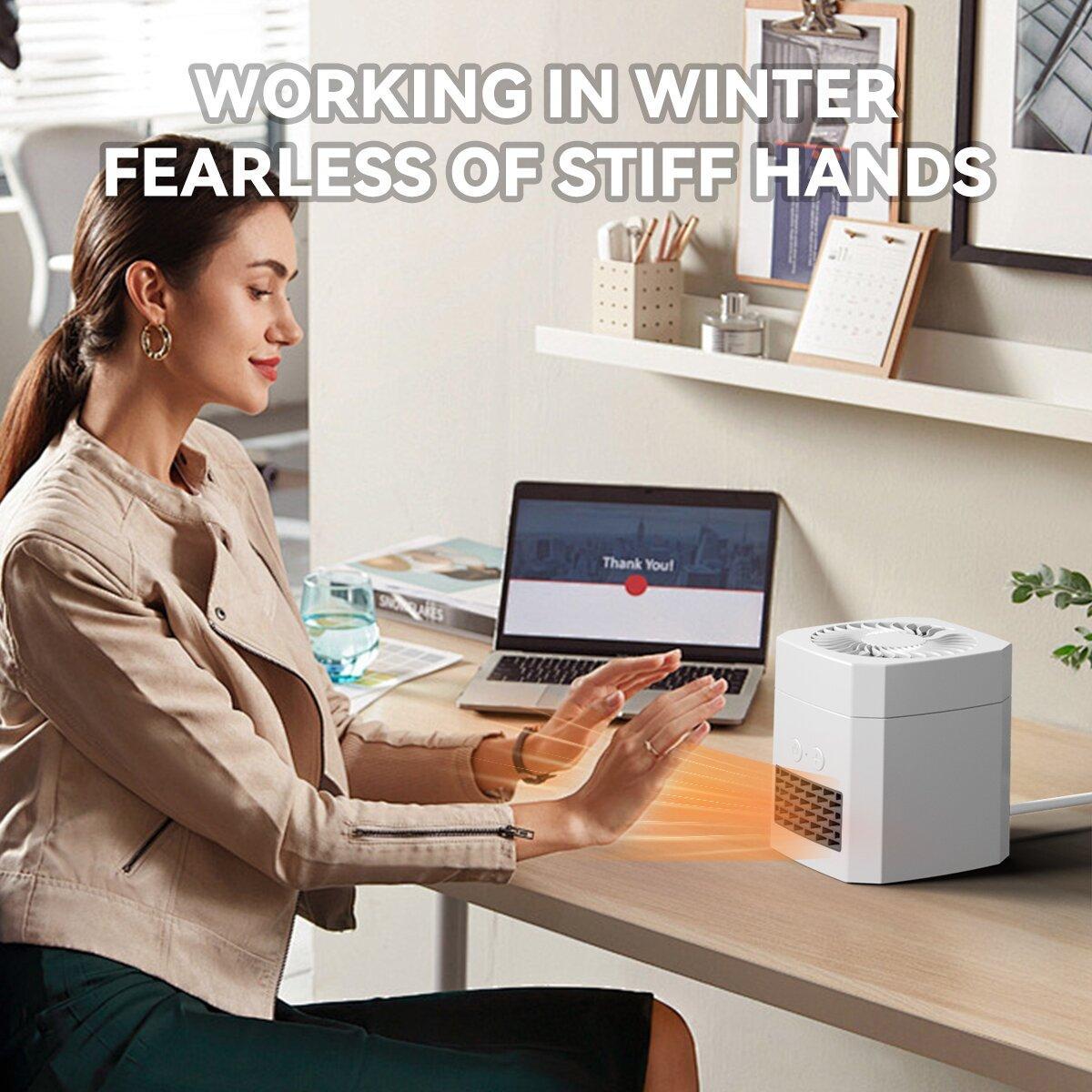 Dual Function Cooling Heating Fan Portable 3 Speed Heater