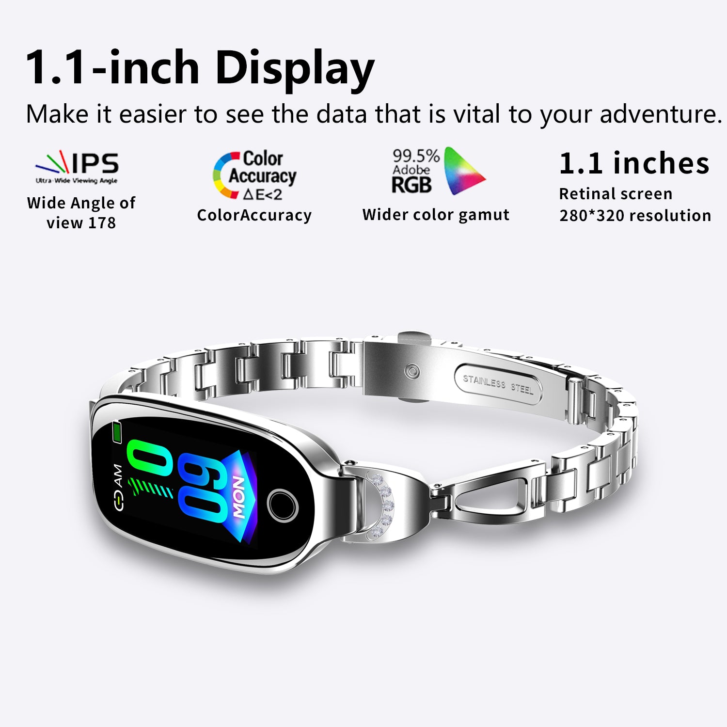 Smartwatch for Women with Health Tracking & iOS Android Support