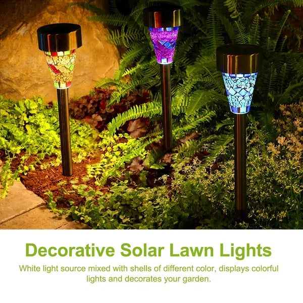 Premium Solar Pathway Lights Outdoor Waterproof LED Landscape Set