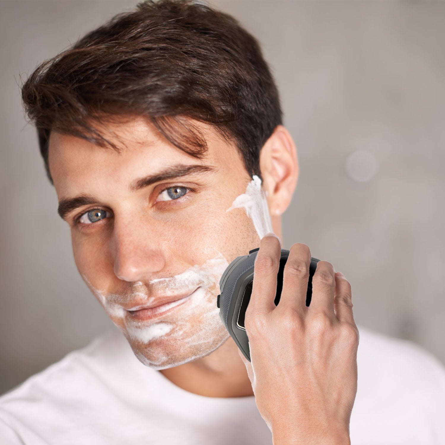 Cordless Electric Head Shaver for Men 6D Waterproof LED Trimmer