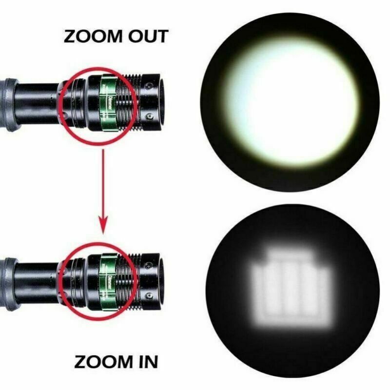 Super Bright 90000LM LED Searchlight Rechargeable Flashlight