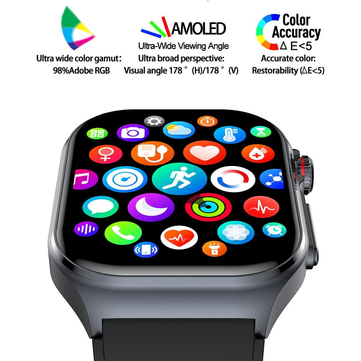 Smart Watch for Men Women Bluetooth Call Heart Rate Fitness Tracker