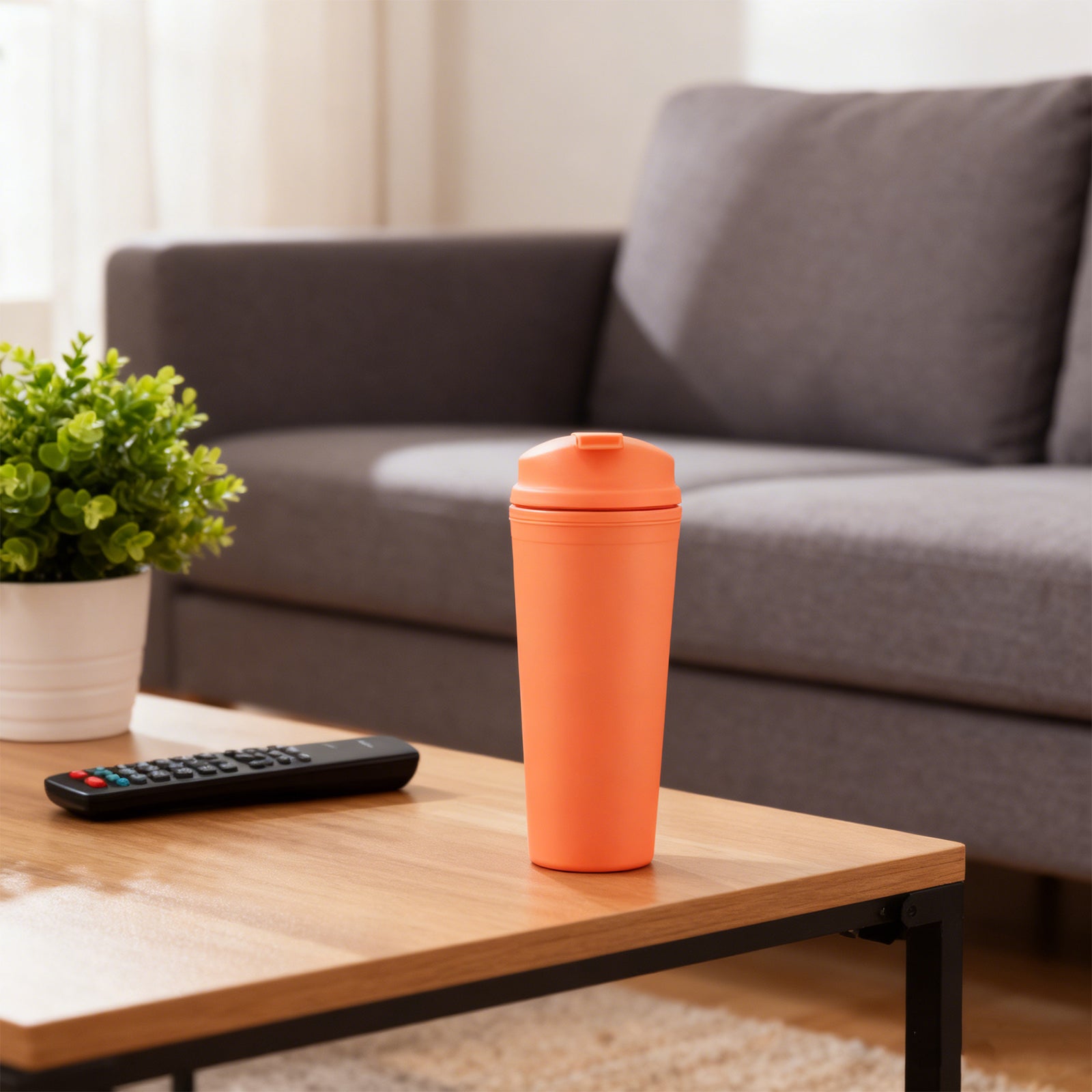 650ml Orange Coffee Cup Mug Stylish Drinkware 7783
