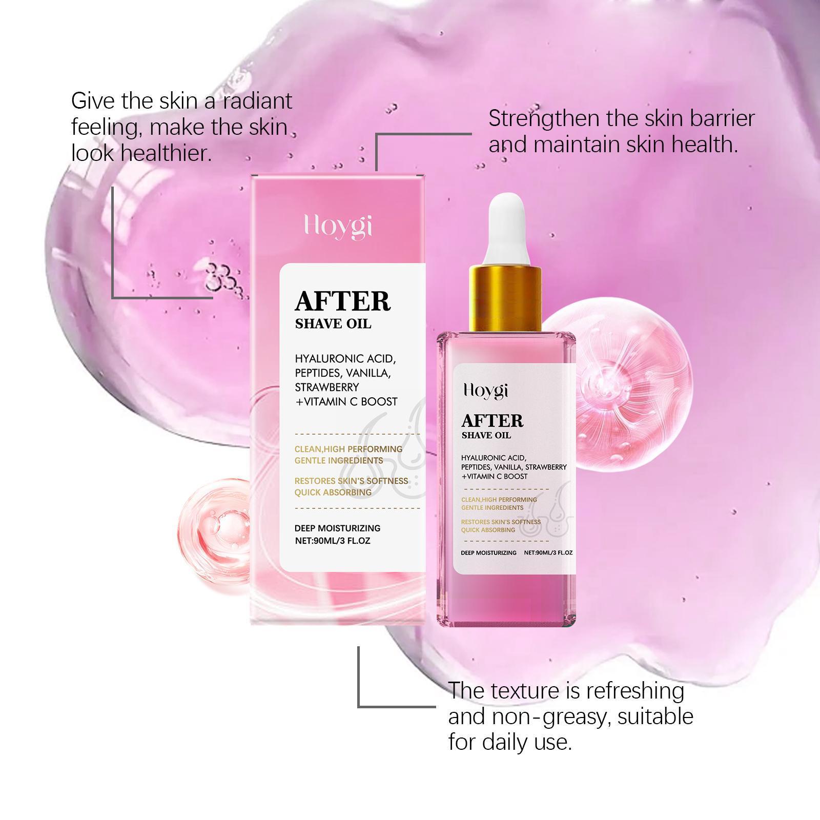 Hoij Strawberry Aftershave Oil for Soothing & Daily Moisture