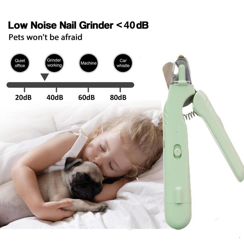 Premium 2in1 Pet Nail Clipper LED Light Safe Grooming Trimmer