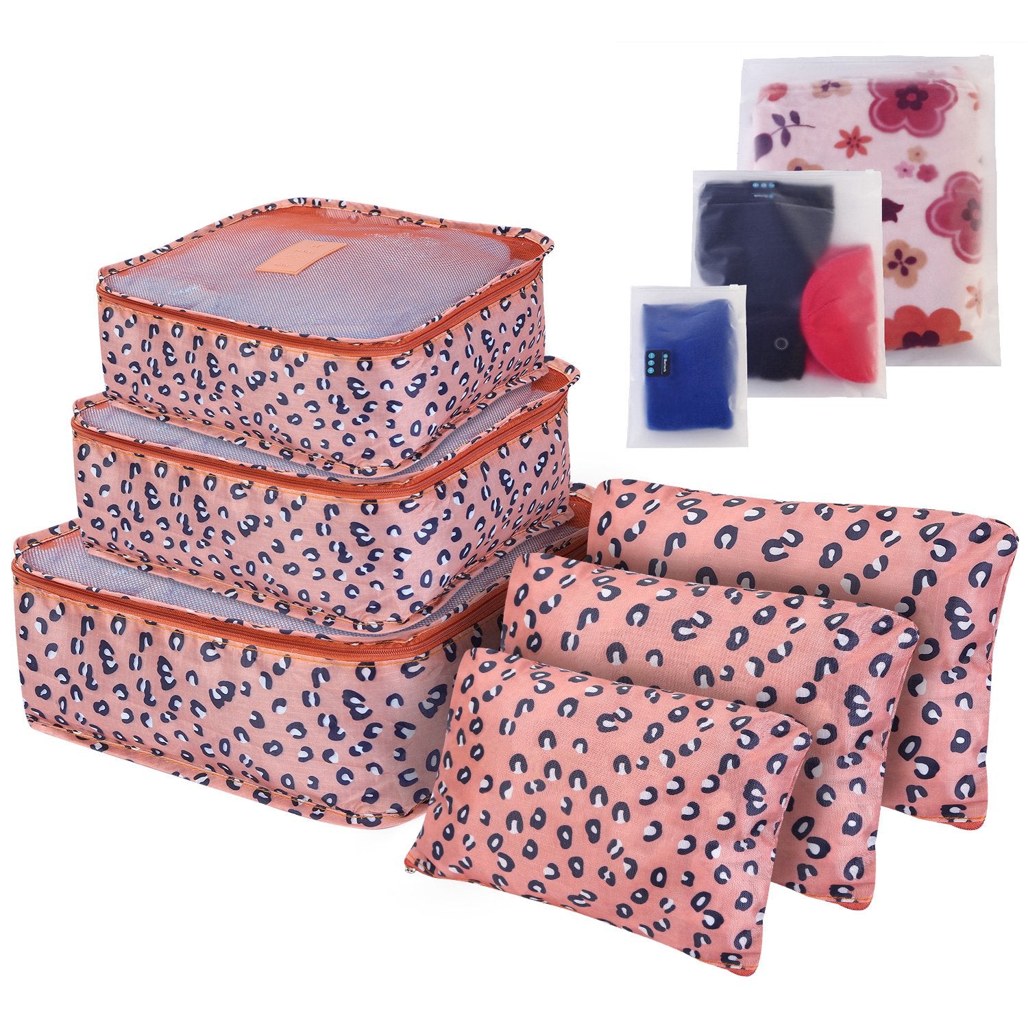 9Pcs Travel Packing Cubes Set Clothes Storage Organizer Bags