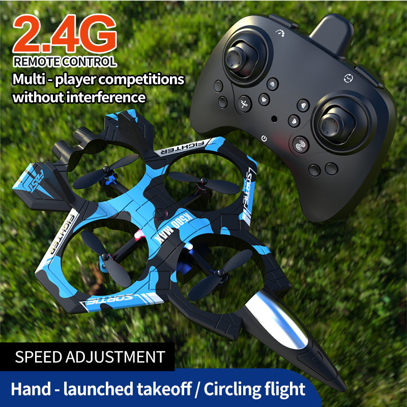 K500 Combat Drone RC Quadcopter with Altitude Hold & Stunts