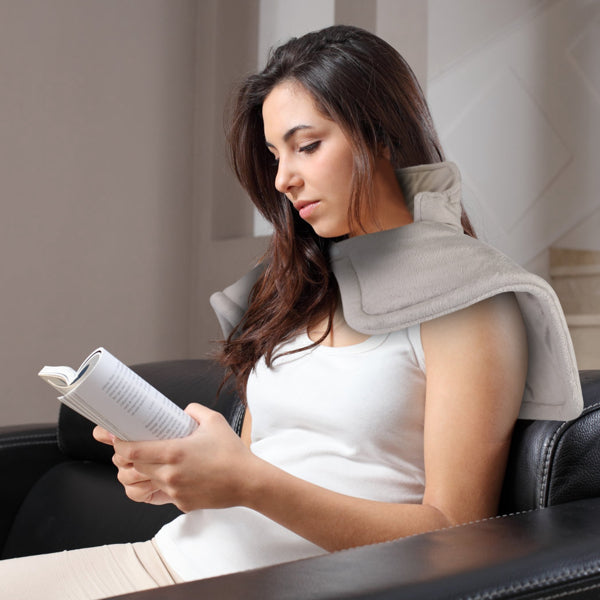 Weighted Neck Shoulder Heating Pad with 6 Heat 4 Timer Settings