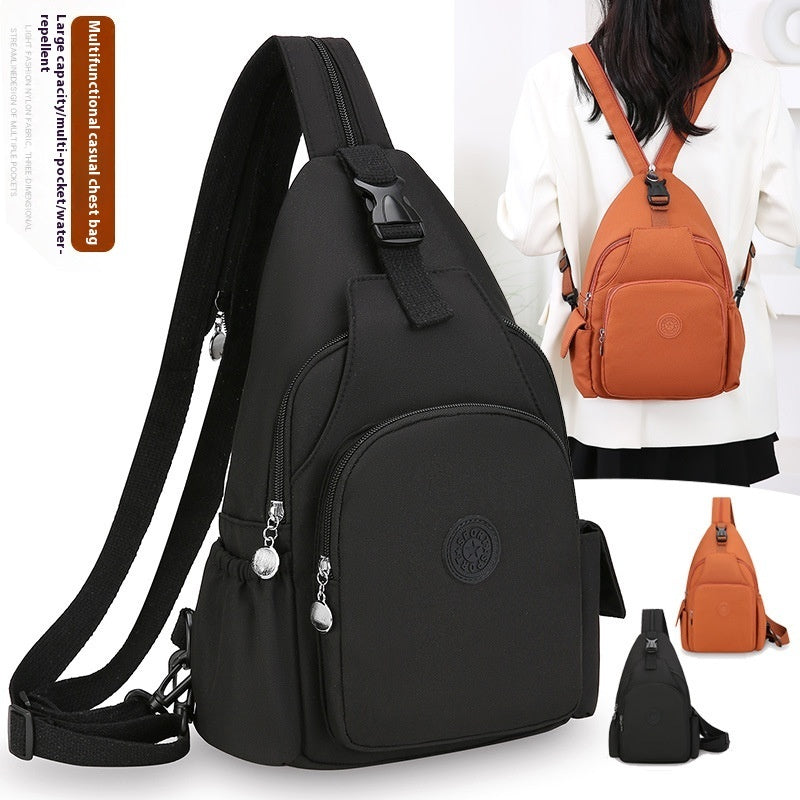 Women’s Waterproof Fashion Backpack Multifunctional Casual Chest Bag