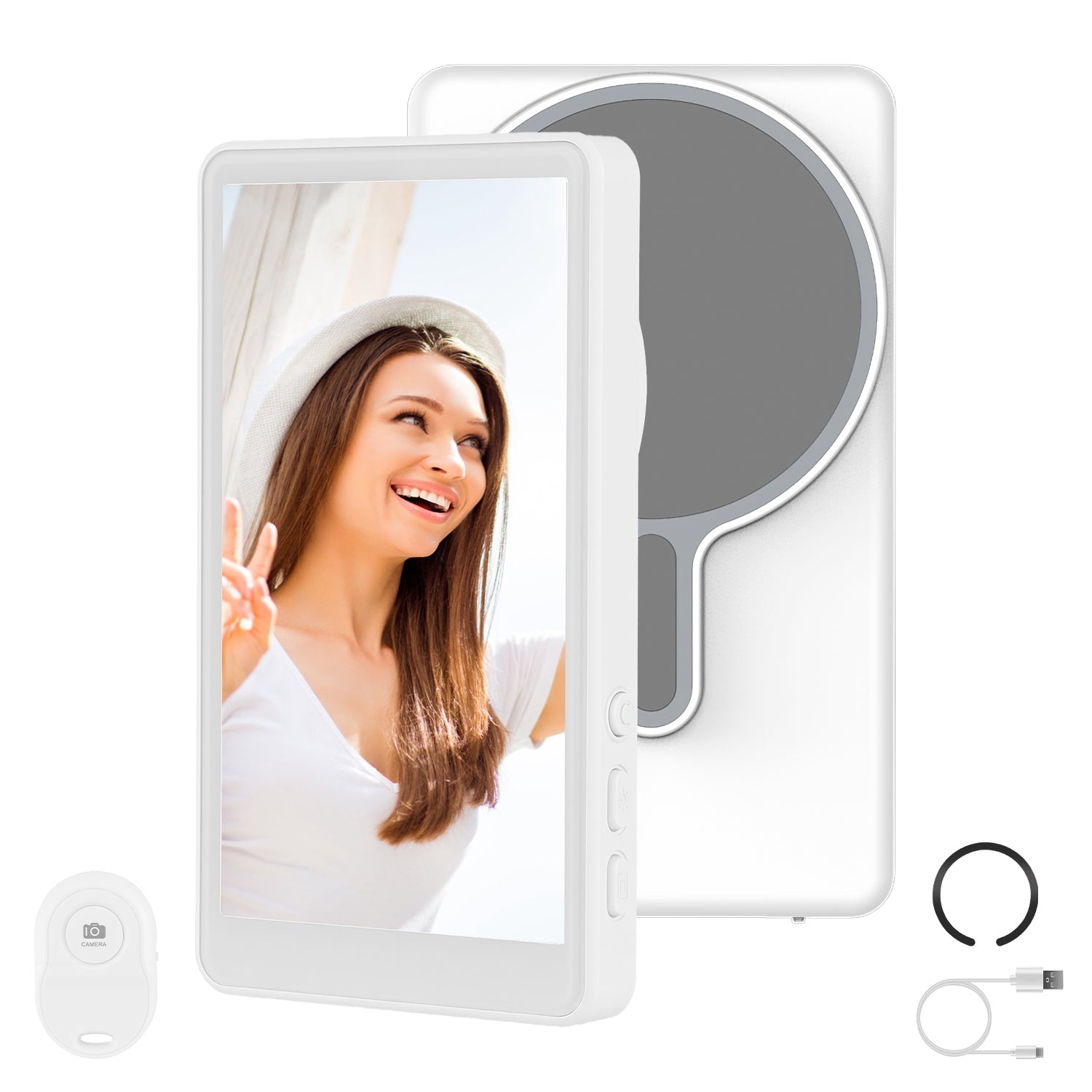 Wireless Selfie Monitor Screen Magnetic Vlog Display Remote