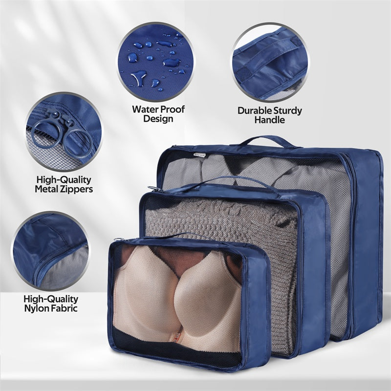 Minimalist Solid Color Storage Bag for Home Organization