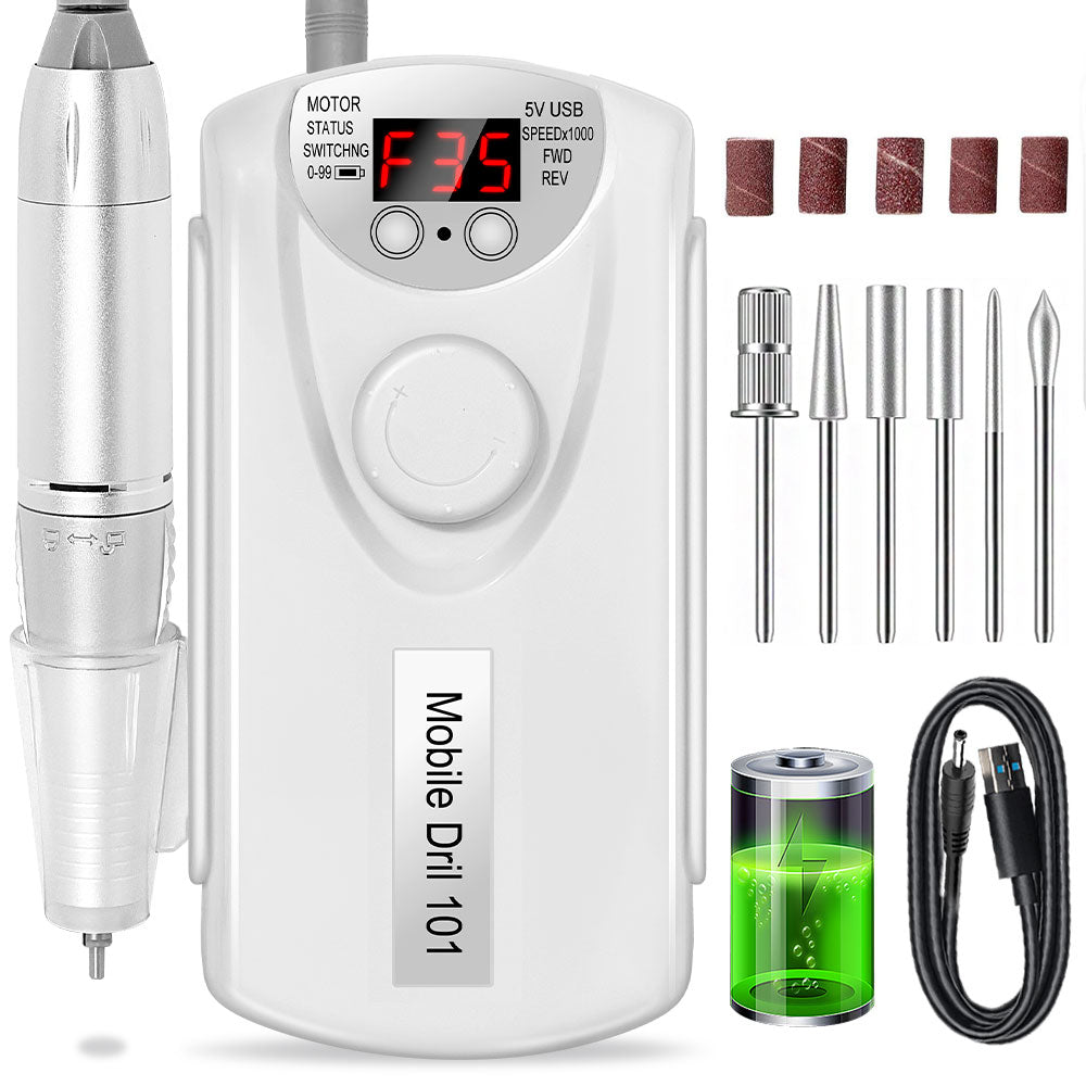 Professional 35000 RPM Rechargeable Nail Drill