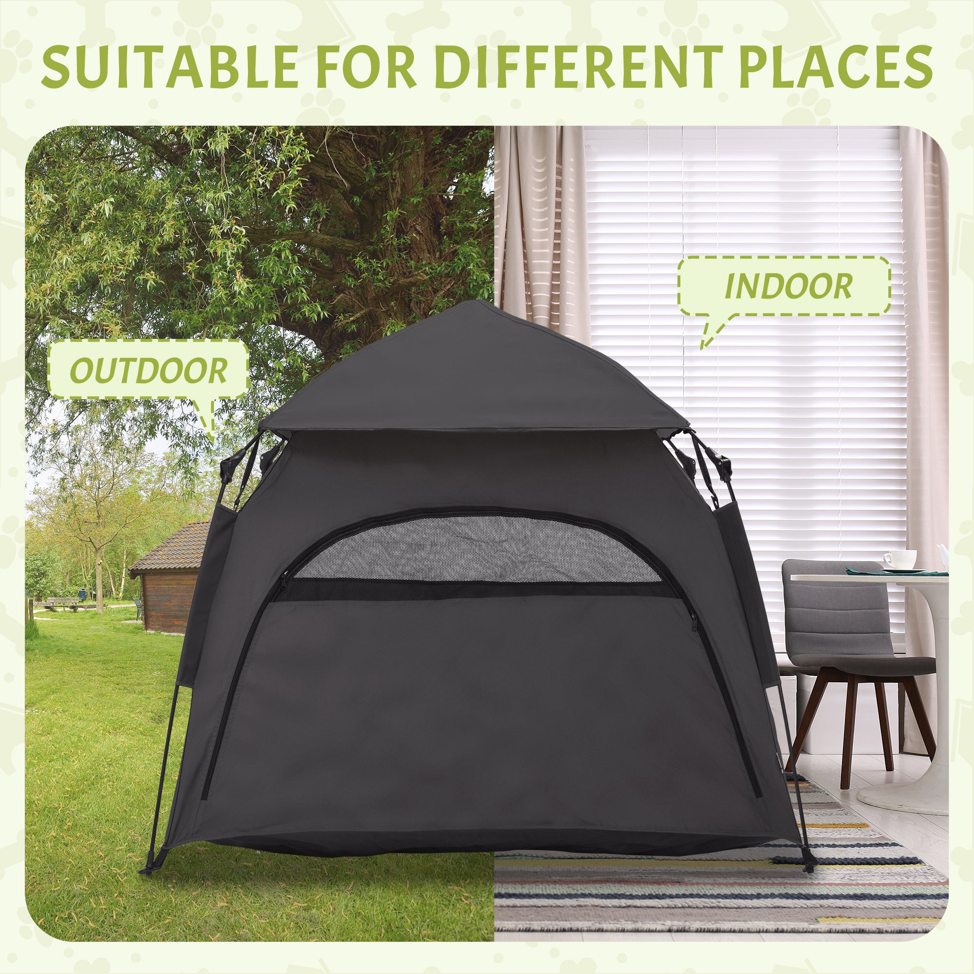 Premium Pop Up Dog Tent Portable Shelter for Large Dogs