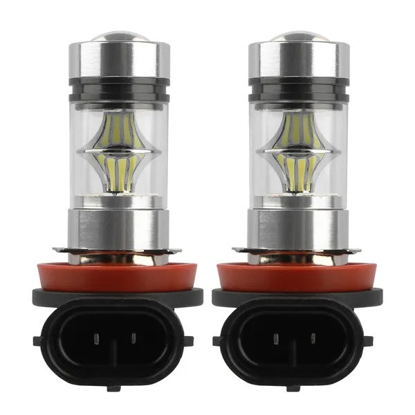 2PCS H8 H9 H11 LED Fog Light Bulbs 1000LM 6000K White