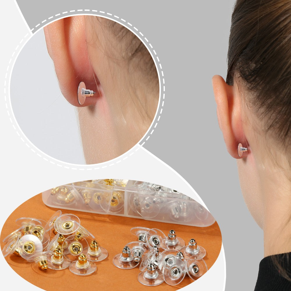 Essential 130PCS Earring Stoppers Set for Secure Jewelry Care