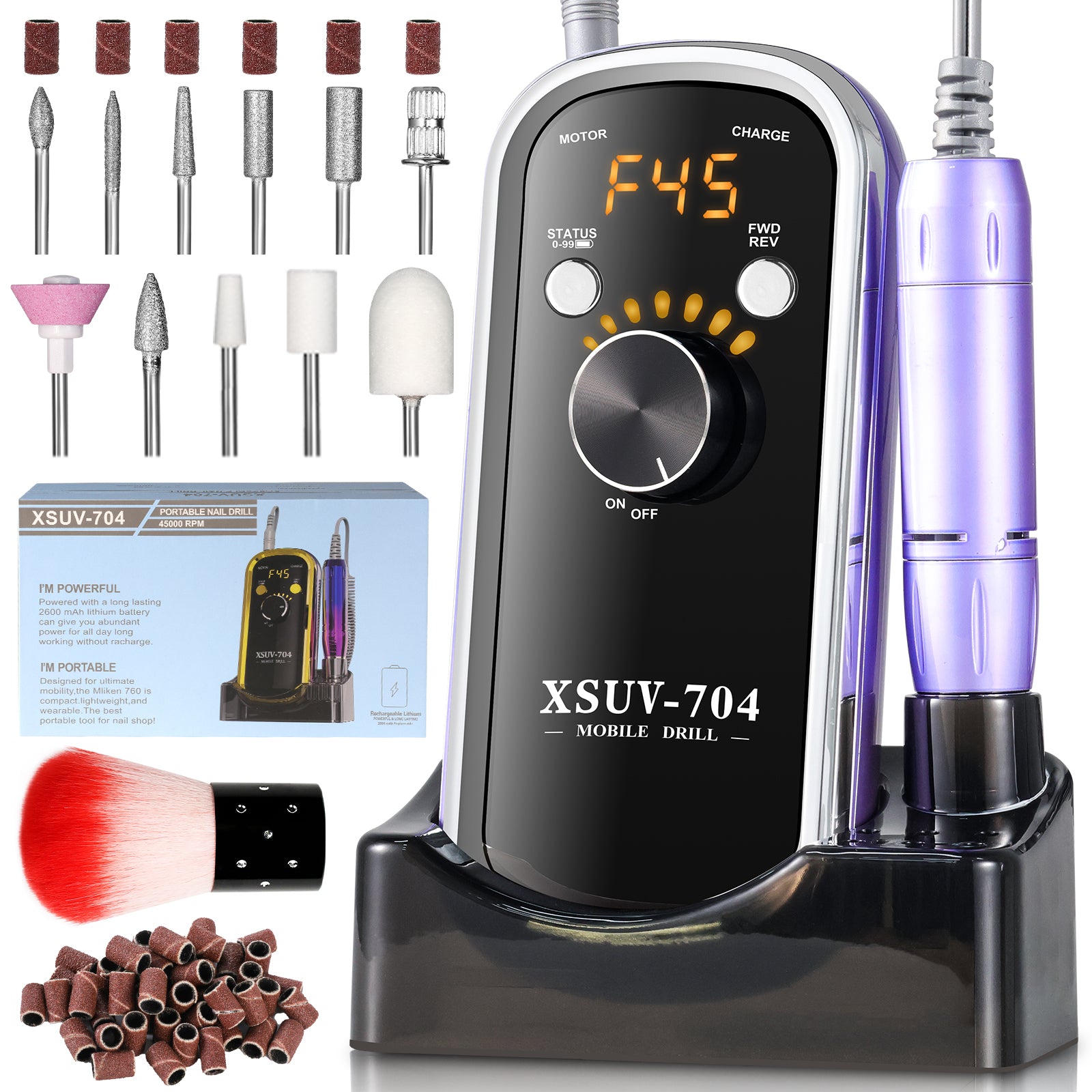 40000 RPM Rechargeable Electric Nail Drill