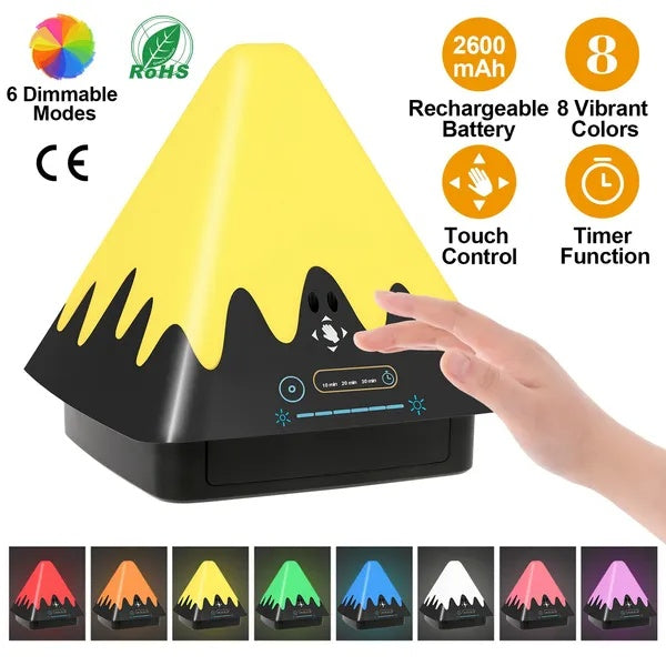 Touch Control Night Light 8 Color Dimmable LED Table Lamp