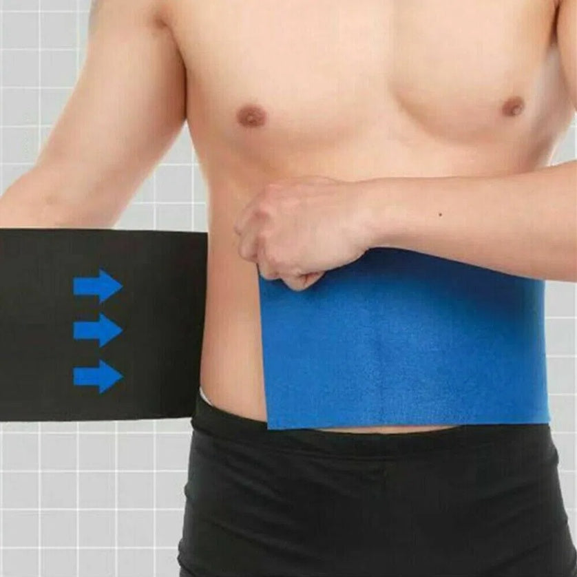 Waist Trimmer Belt Sweat Band Wrap for Slimming & Fitness