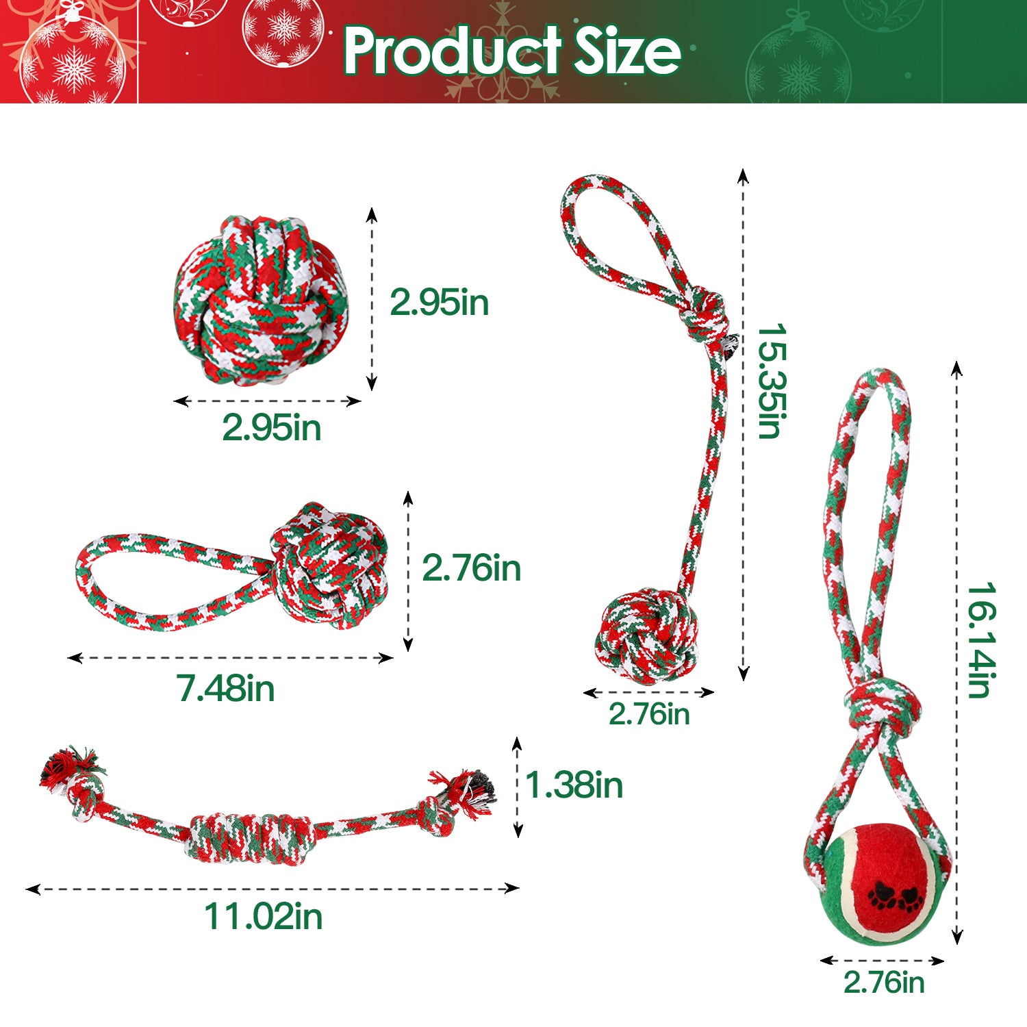 Premium Dog Rope Chew Toy Set for Training and Teething