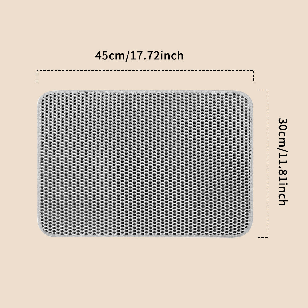 Premium Cat Litter Mat Waterproof Leakproof Non Slip Clean Pad