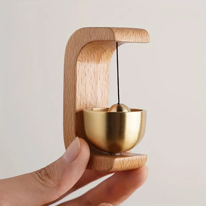 Premium Magnetic Door Chime Bell Wooden Ding Sound Shop