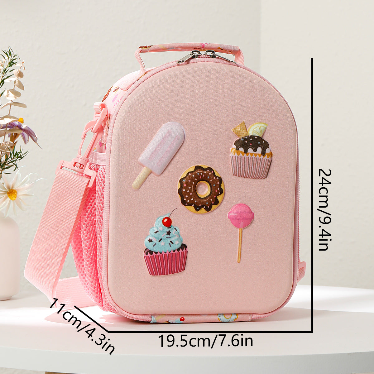 Cute Insulated Lunch Bag Backpack for Kids and Travel