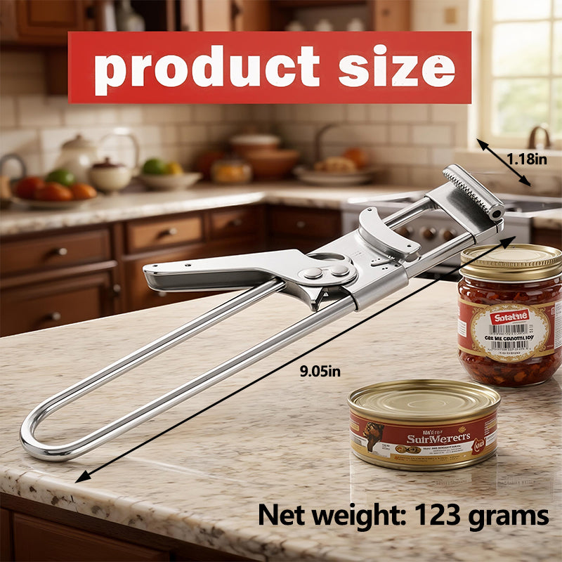 Adjustable Stainless Steel Can and Jar Opener