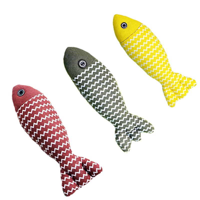 Premium Cat Mint Fish Toy for Interactive Play and Dental Care