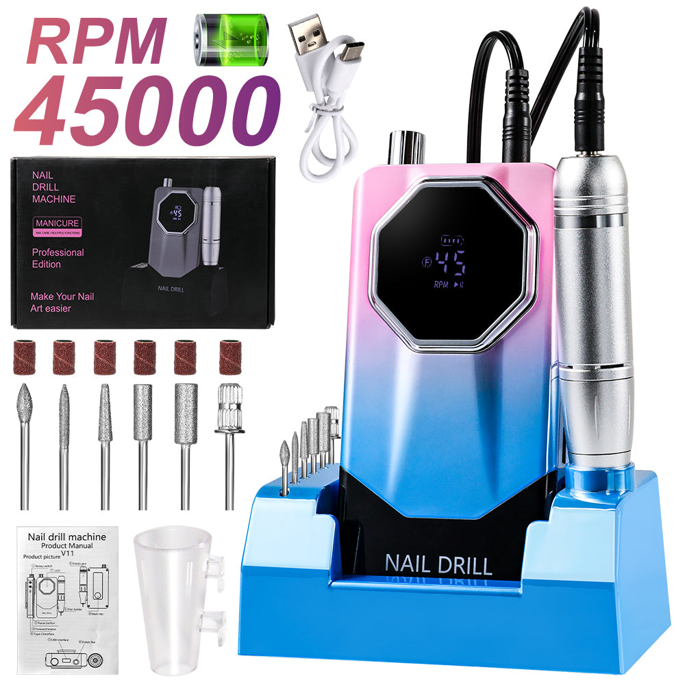 45000RPM Professional Portable Nail Drill
