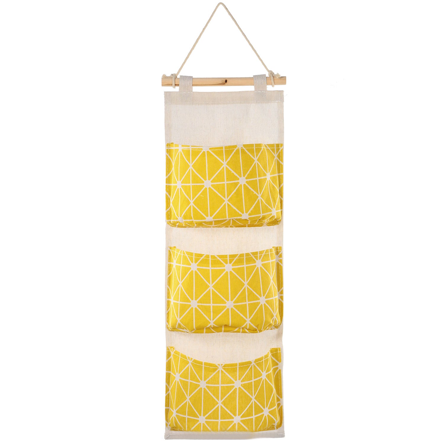 Wall Mounted Hanging Storage Organizer 3 Pocket Waterproof Bag