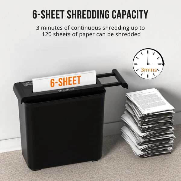 PowerSafe Portable Paper Shredder for Home & Office Use