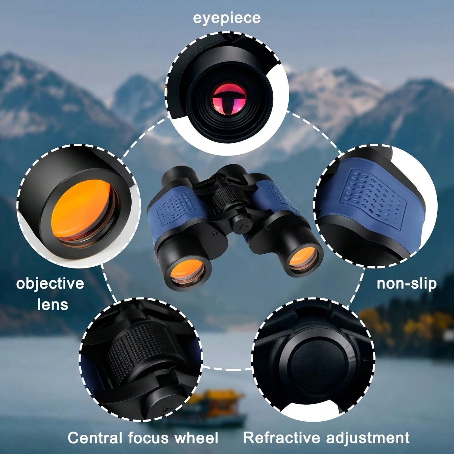 High Power Night Vision Telescope with Clear Long Distance View