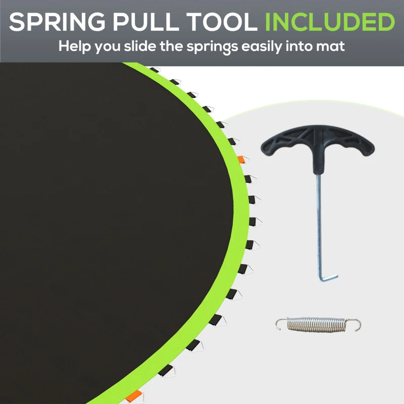 Heavy Duty Trampoline Replacement Mat with Reinforced V-Hooks