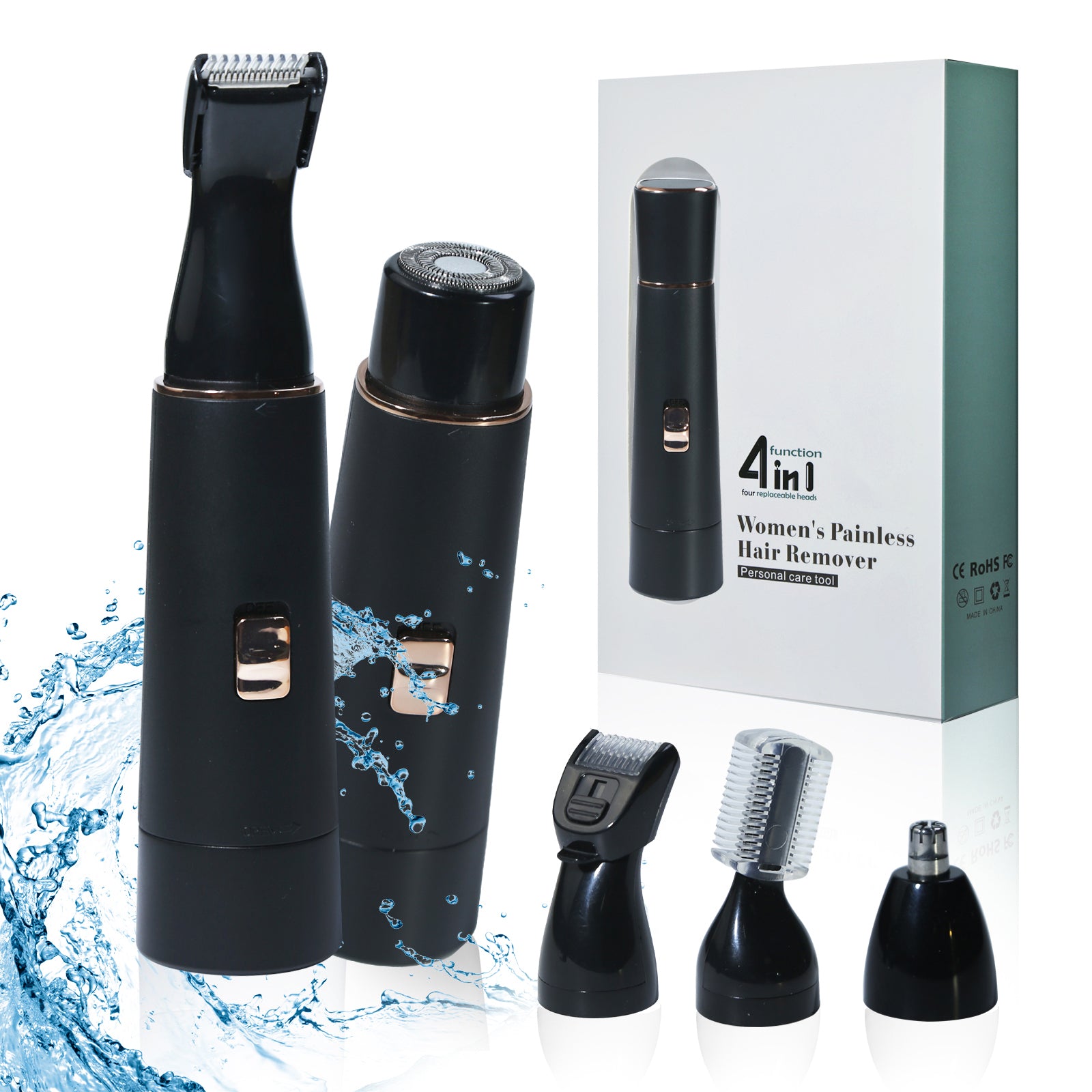 4 in 1 Hair Removal Device for Smooth and Painless Skin
