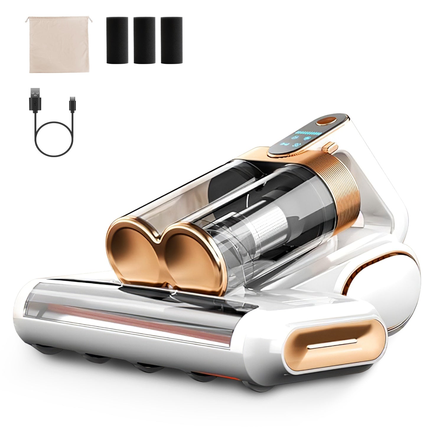 Powerful Mattress Vacuum Cleaner with UVC &amp; Ultrasonic Technology