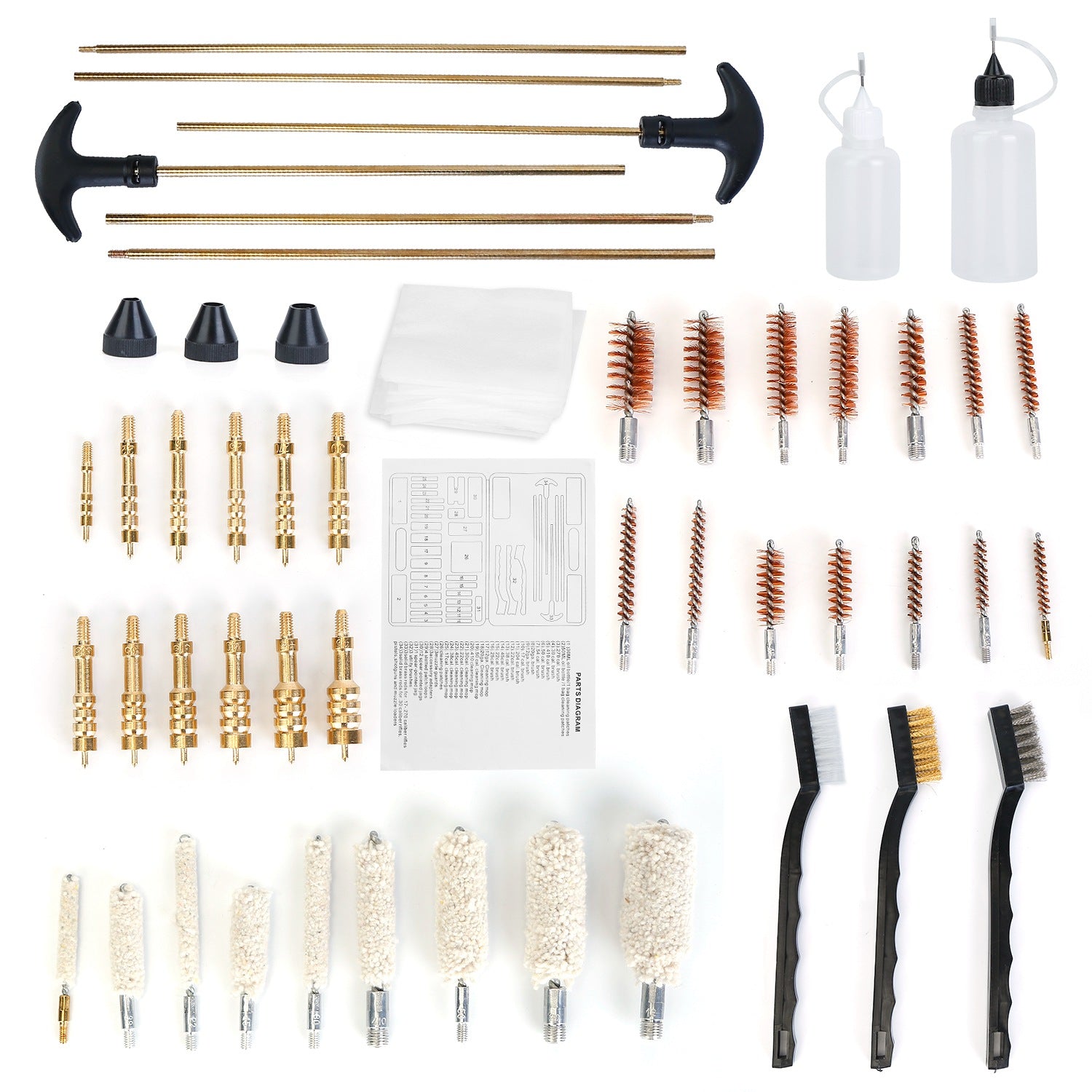 Complete Gun Cleaning Kit for Handguns, Rifles & Shotguns