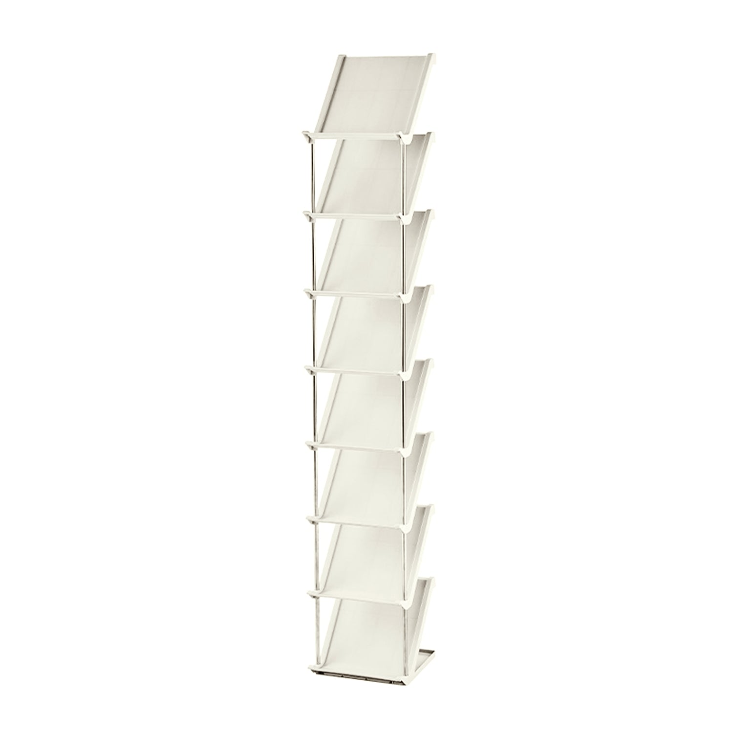 Space Saving 8-Tier Vertical Shoe Rack Narrow Storage Organizer