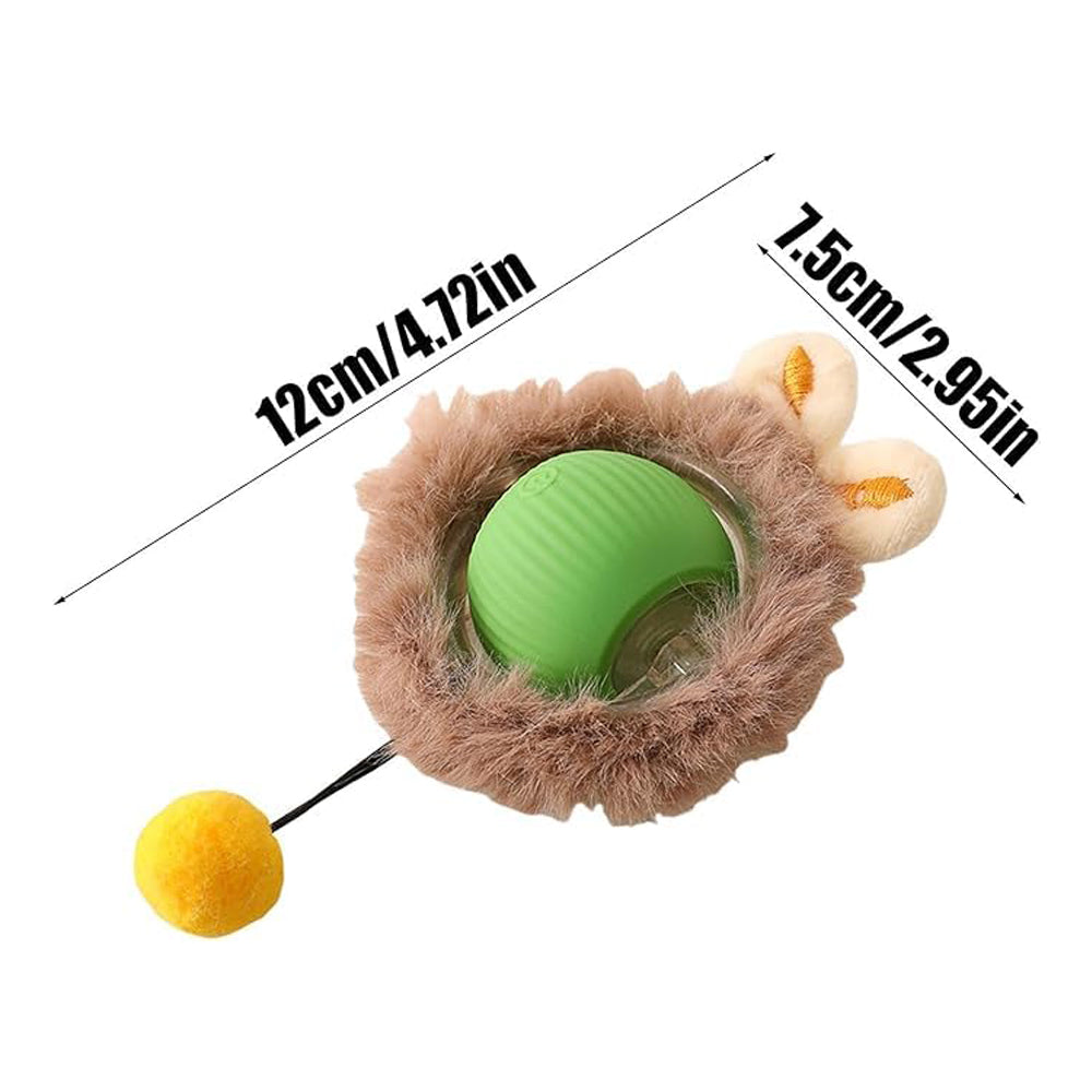 Interactive Rolling Cat Ball Toy for Active Play and Mental Stimulation