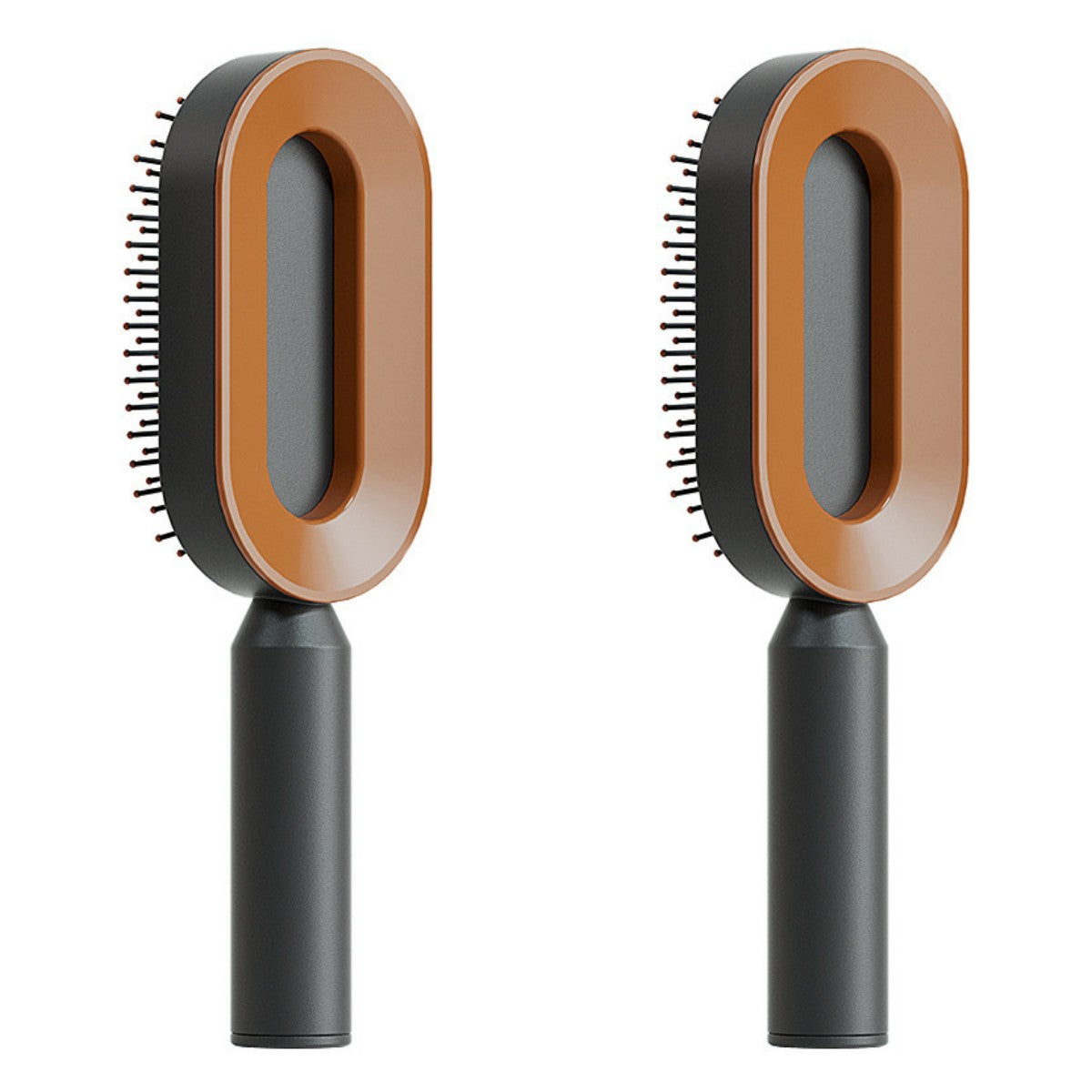 Self Cleaning Hair Brush with Scalp Massage & Detangling