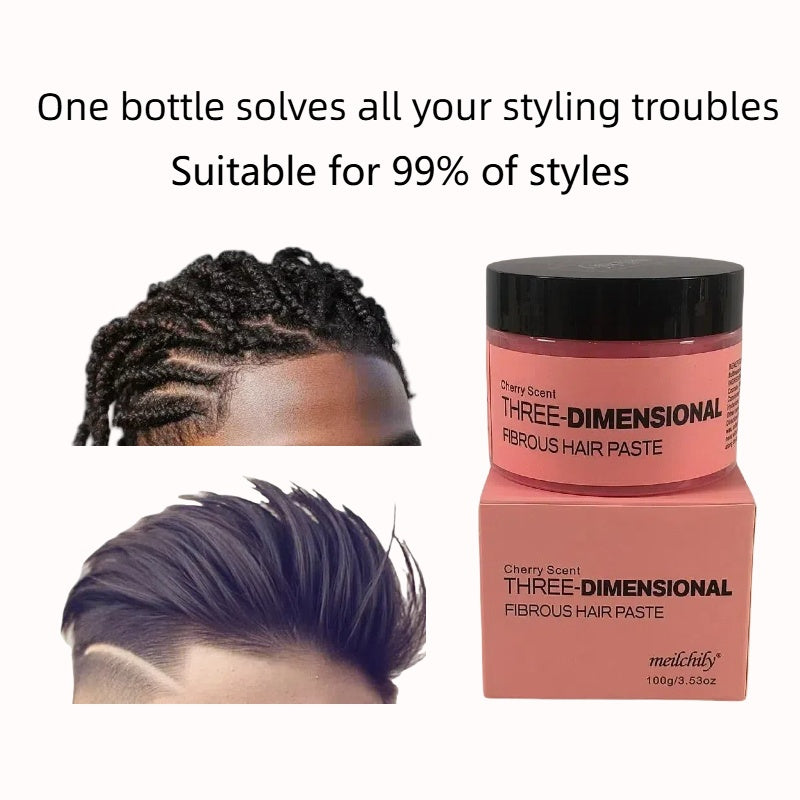 Unisex Fluffy Styling Hair Gel for Soft Hold and Natural Volume