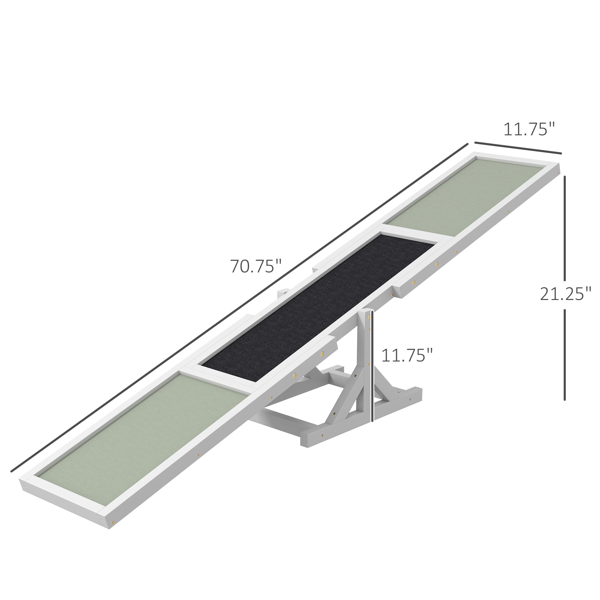 Professional Wooden Dog Agility Seesaw for Training and Exercise