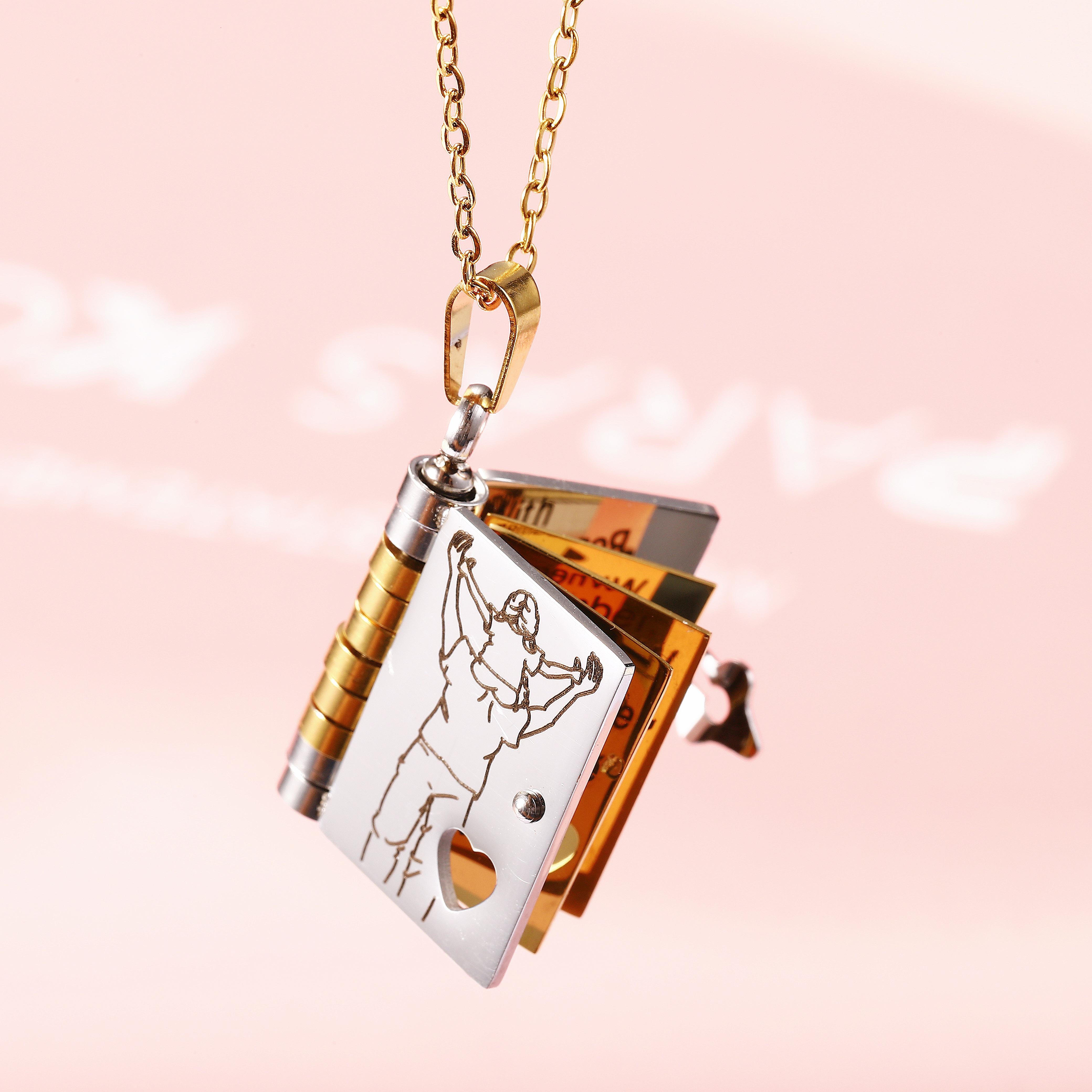 Luxury My Little Star Book Necklace Meaningful Gift Jewelry