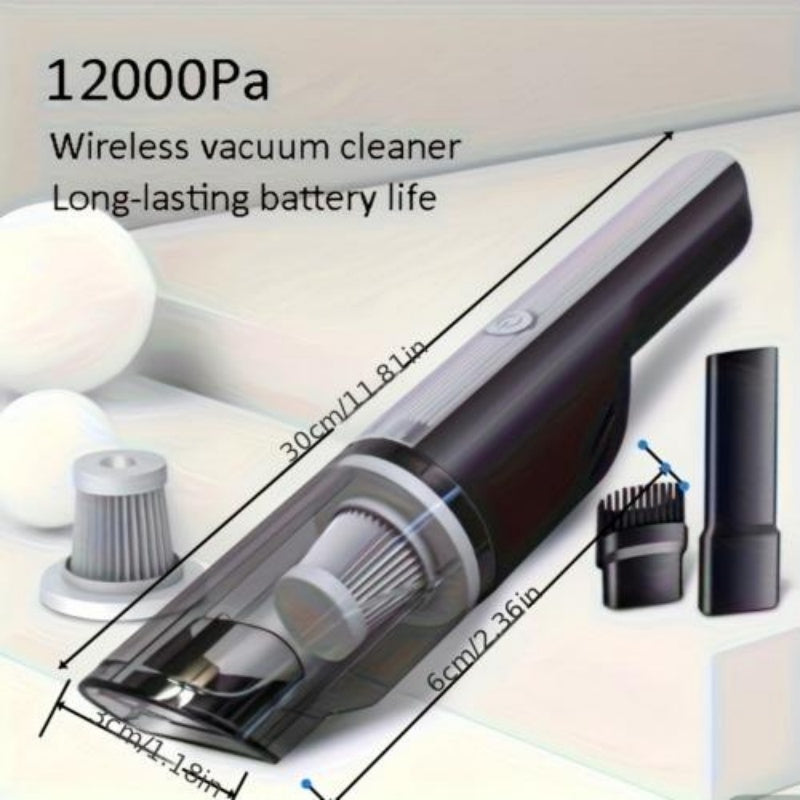 Wireless Car Vacuum Cleaner High Suction Mini Handheld Cleaner