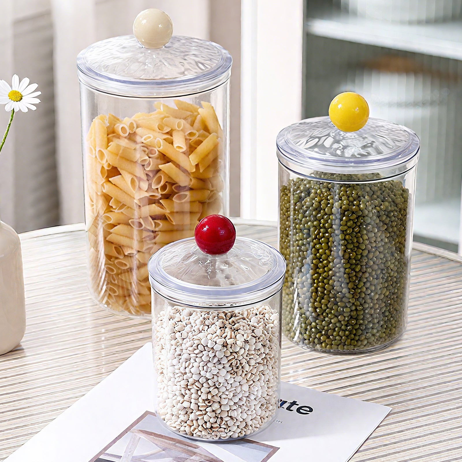 Seal Storage Pot Airtight Container Durable Kitchen Food Keeper