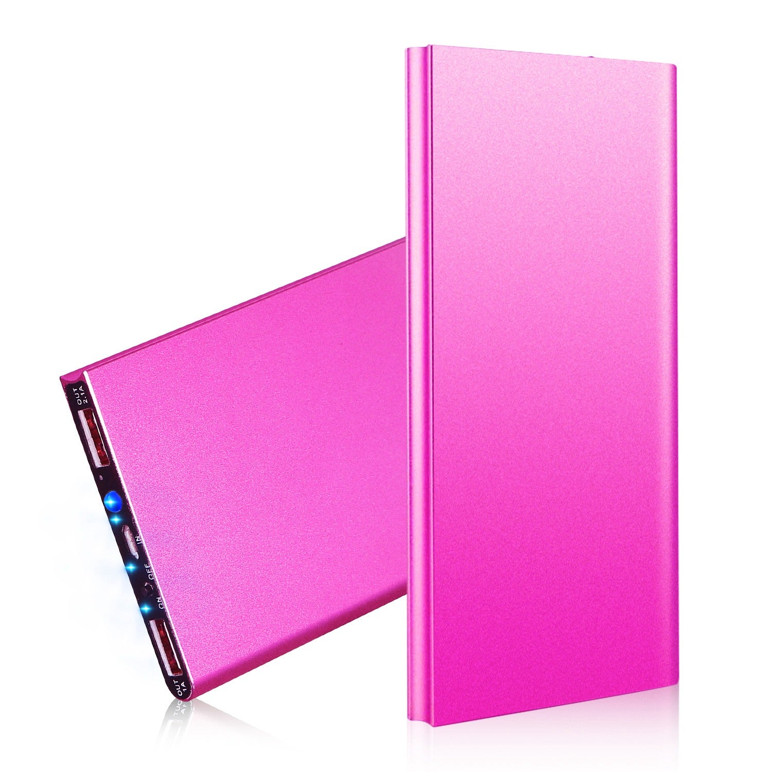 Ultra Thin Power Bank Fast Charging Dual USB Portable Charger
