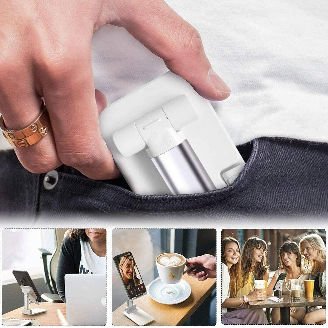Adjustable Desktop Tablet and Mobile Phone Holder Foldable Stand
